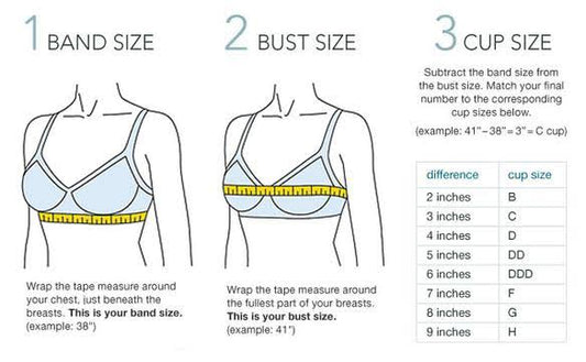 Bra Measurement Chart